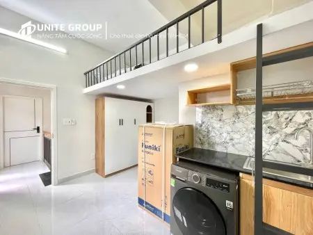 Cho Thuê Phòng Duplex Có Ban Công, Máy Giặt, Bếp Điện Riêng Gần Hàng Xanh.