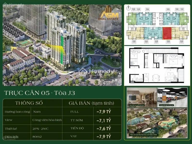 Vào 1 Tỷ(15%) Htls 0% 2 Năm Sở Hữu Ngay Căn Hộ Jade Square Cách Hồ Tây 10P Di Chuyển