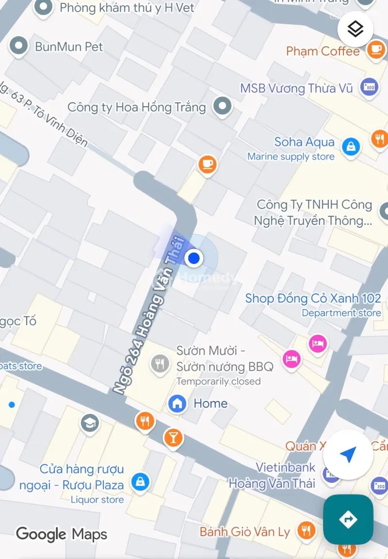 Cho Thuê Văn Phòng 550M2 Số 2F Ngõ 264 Hoàng Văn Thái, Khương Đình, Hà Nội