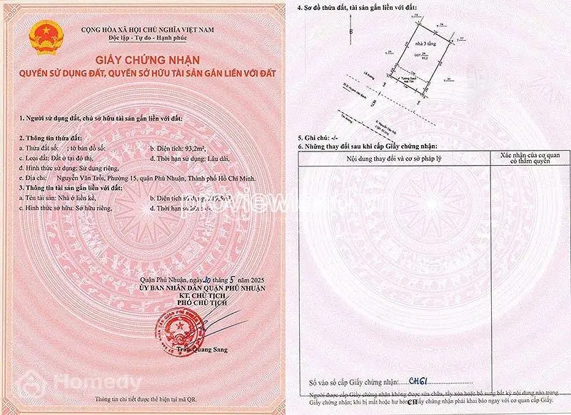 Nhà Mặt Tiền Nguyễn Văn Trỗi, Phú Nhuận, 93M², 3 Tầng, Giá Hiếm 60 Tỷ