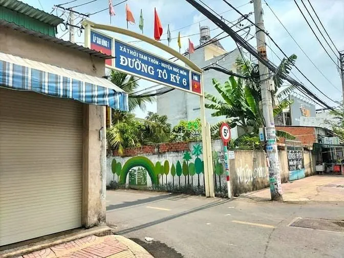 Hóc Môn, Bán Lô Đất Mặt Tiền Tô Ký 6 Dt 5X21M 102M2