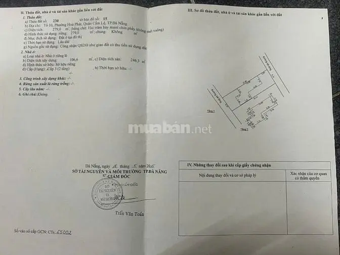 **Chính Chủ Bán Nhà Kiệt 135 Vũ Lăng – Hòa Phát, Cẩm Lệ, Đà Nẵng**