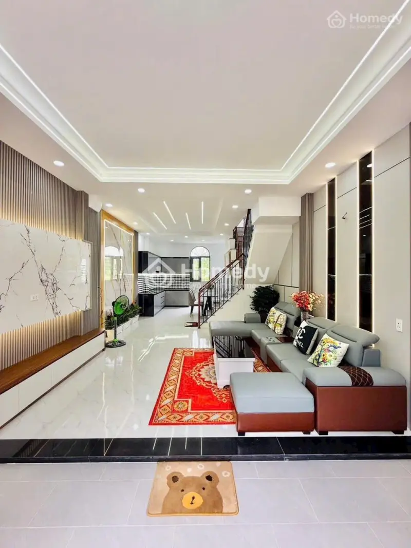 Bán Nhà Ngay Chợ Cầu Đồng,Thạnh Lộc 28, 4.5X11, 3 Tầng, 4Ty18