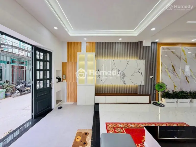 Bán Nhà Ngay Chợ Cầu Đồng,Thạnh Lộc 28, 4.5X11, 3 Tầng, 4Ty18
