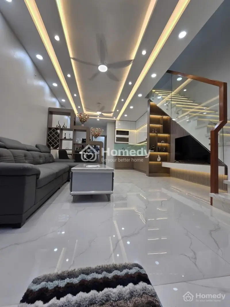 Nhà Trệt Lầu 6Pn, 6Wc Có Phòng Trệt Cho Người Lớn Tuổi, Nhà Cách Huỳnh Tấn Phát Chỉ 15M