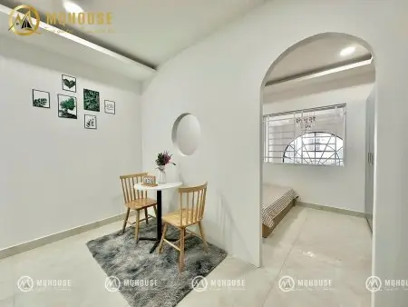 Cho Thuê 1Pn Đầy Đủ Nội Thất Có Cửa Sổ Lấy Viê Trời Siêu Thoáng Tại Quận Tân Bình