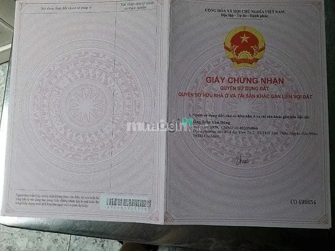 Bán Đất Dt 2749 M2 Mặt Tiền Đường 711 Ấp Vân Hàn, Xã Trung Lập Thượng