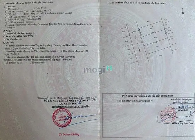 Bán Đất Quốc Hương – Lê Văn Miến Thảo Điền, 140M², Giá 34 Tỷ