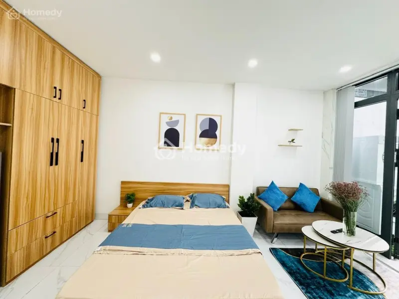 Cho Thuê Căn Hộ 1 Phòng Ngủ_Máy Giặt Máy Sấy Riêng_Full Nội Thất_Gần Cv Lê Văn Tám_Chợ Tân Định