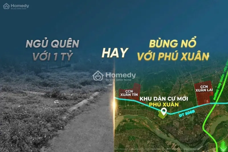 Đất Thổ Cư Phú Xuân - Pháp Lý Rõ Ràng Sổ Đỏ Sẵn Giao Dịch