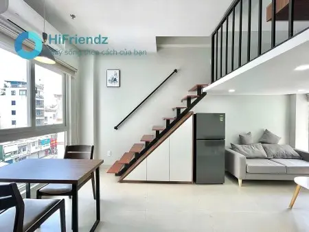 Cho Thuê Căn Hộ Duplex Cửa Sổ Trời Full Nội Thất Hiện Đại Gần Đại Học Văn Hiến Quận Tân Bình