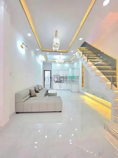 Nhà Đẹp 1 Lầu – Mặt Tiền Kinh Doanh – Xe Hơi Tới Nhà –Nhà Bè Gần Quận