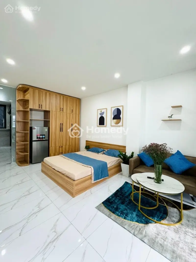 Cho Thuê Căn Hộ 1 Phòng Ngủ_Máy Giặt Máy Sấy Riêng_Full Nội Thất_Gần Cv Lê Văn Tám_Chợ Tân Định