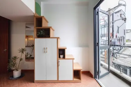 Cho Thuê Douplex Mới Xây Đầy Đủ Nội Thất Có Ban Công Full View Ngay Đại Học Văn Hiến