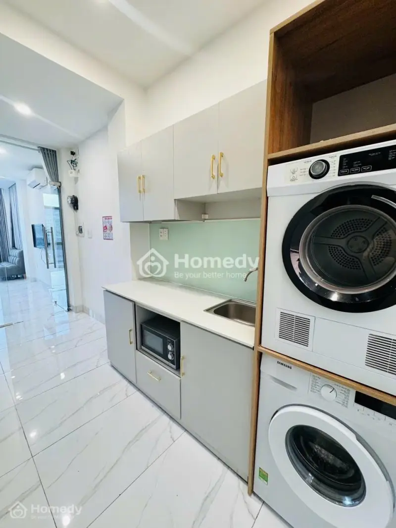 Cho Thuê Căn Hộ 1 Phòng Ngủ_Máy Giặt Máy Sấy Riêng_Full Nội Thất_Gần Cv Lê Văn Tám_Chợ Tân Định