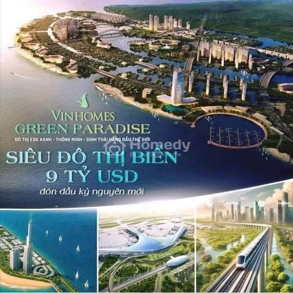 Chính Thức Nhận Booking Siêu Đô Thị Esg++ Vinhoms Green Paradise Cần Giờ 🔥
