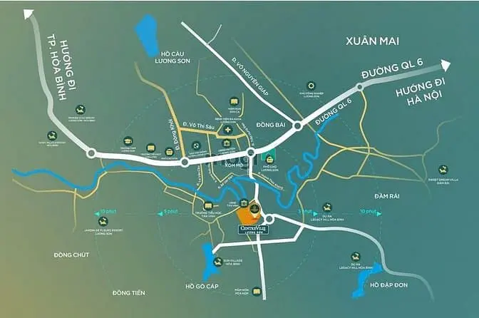 Lô Góc Vị Trí Kim Cương - Dự Án Centreville Lương Sơn