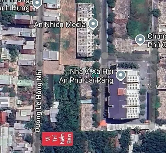 Nền Đẹp Xây Mini House Mặt Tiền Lê Hồng Nhi, Cái Răng, Cần Thơ - 6.5Ty