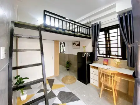Cho Thuê Duplex(Gác) Bancon Máy Giặt Riêng Sạch Mới Gần Chợ Bà Chiểu Quận Bình Thạnh