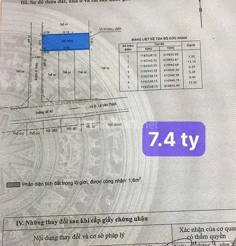 Bán Đất Hẻm Betong 4M , P Bình Trưng Tây , Quận 2 Cũ