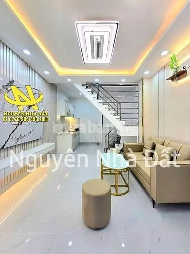 Bán Nhà Đẹp 1 Lầu - Hẽm Thoáng Mát Cách Xe Hơi 15M