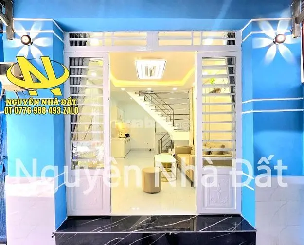 Bán Nhà Đẹp 1 Lầu - Hẽm Thoáng Mát Cách Xe Hơi 15M