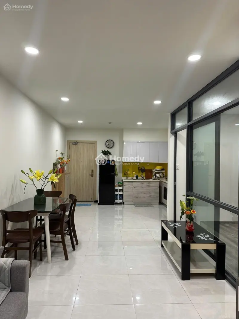 55 M², 1Pn 18 M², Bếp Mở, Ban Công View Skyline, Nội Thất Đầy Đủ, An Ninh 24/7 Lh Oanh 0938231***