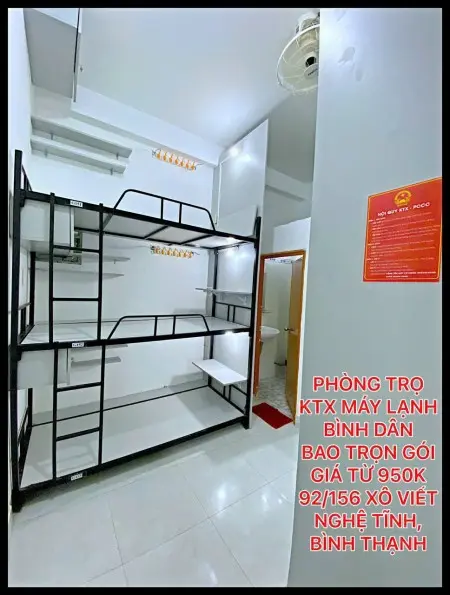 ️ Cho Thuê Ký Túc Xá Giá Rẻ – Đầy Đủ Tiện Nghi – Vào Ở Ngay Đi