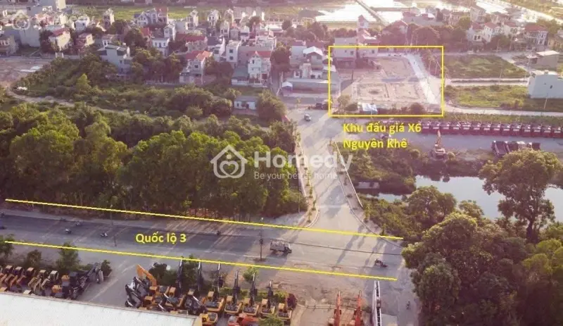 ✅️ Đất Đấu Giá X6 Nguyên Khê - Cạnh Ql3 - Cạnh Sông Đào - 80M - 2 Thoáng