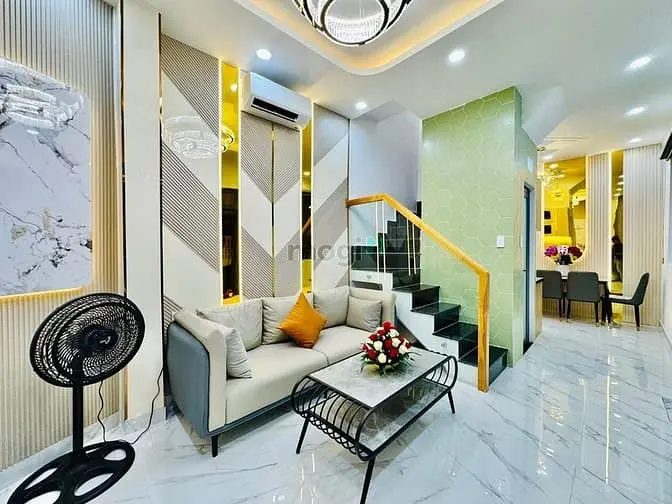 Chỉ 1Tỷ486 - Giáp Quận 1 - 7.8X3.4 - Hẻm 1Trục 30M Ra Mt - 2Tầng 2Pn