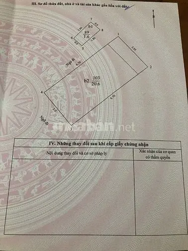 Bán Nhà Mặt Ngõ Văn Hương- Tôn Đức Thắng Dt26M2 Mt3Mx3T Kd Tốt .