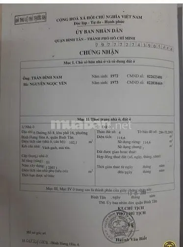 Bán 2 Căn Nhà Mặt Tiền, Ngã 4 Bốn Xã Và Vĩnh Lộc A, Bình Chánh