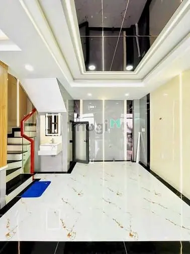 [ 5 Tỷ 075] Nhà 5 Tầng Xây Mới 100% - Hẻm Xe Hơi Ngủ Trong Nhà - Sau C