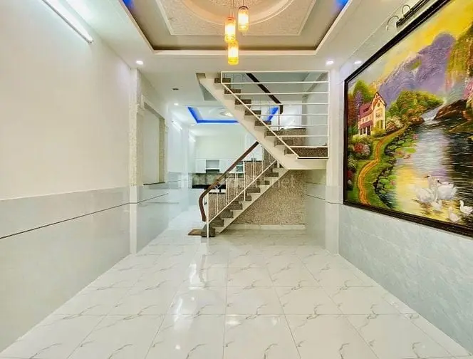 ⭐️Nhà Dt:4X15M Cao Cấp Hẻm 1 Trục Cách Mặt Tiền Lê Văn Thọ 15M, P8.