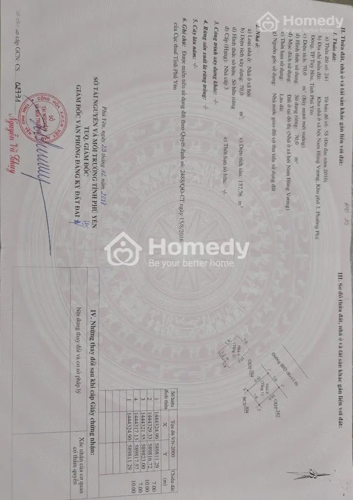 Bán Nhà Chính Chủ, 2 Tầng 1 Tum , Diện Tích 70M2 Sổ Đỏ Hoàn Công . Nhà Mặt Tiền. Mát Mẽ Yên Tĩnh