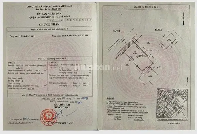 Bán Nhà Mặt Tiền 616-618-620-622A Điện Biên Phủ, Phường 11, Quận 10
