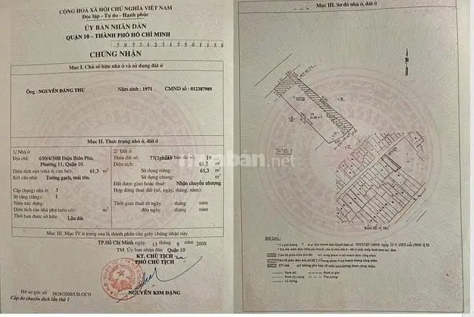 Bán Nhà Mặt Tiền 616-618-620-622A Điện Biên Phủ, Phường 11, Quận 10