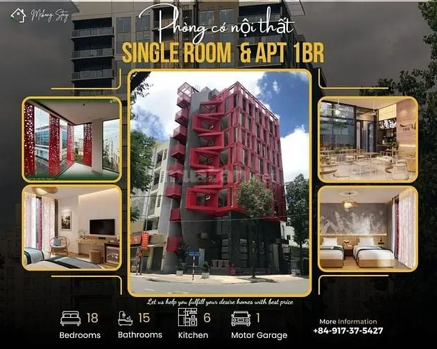 🏧𝐂𝐇𝐎 𝐓𝐇𝐔𝐄̂ Cao Ốc 9 Tầng (18Chdv & Mbkd) Bến Nk_Góc 2Mt Mới