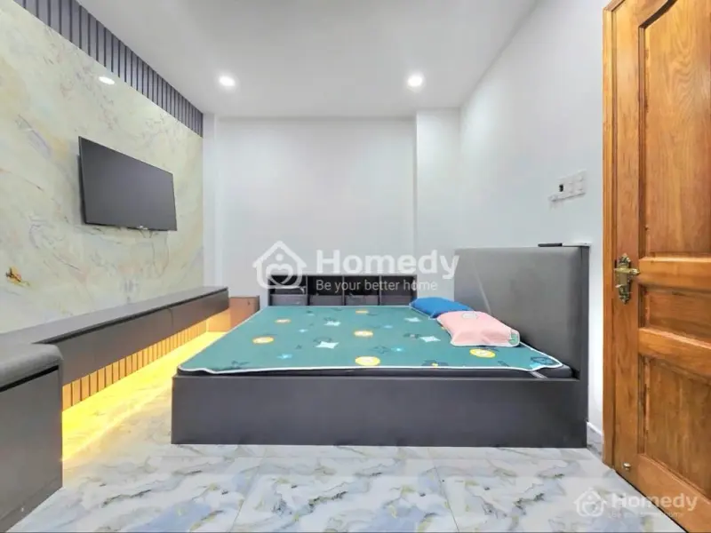 Nhà Hẻm Oto-Rẻ Nhất- 4 Tầng- 5X10M - 3 Phòng Ngủ Master-6 Tỷ 150