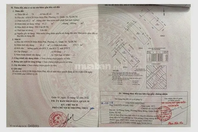 Bán Nhà Mặt Tiền 616-618-620-622A Điện Biên Phủ, Phường 11, Quận 10