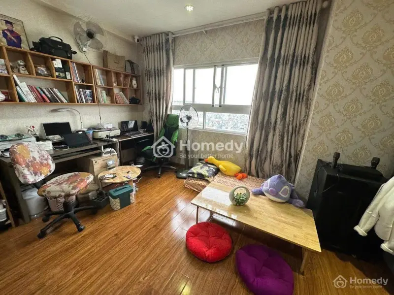 Chung Cư Miếu Nổi, Vũ Huy Tấn, Bt: 90M2, 3P Ngủ, Full Nt, 13Tr5/Th