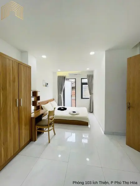Cho Thuê Studio Ban Công – Cửa Sổ Thoáng – Full Nội Thất – Đường Ích Thiện, Tân Thành, Tân Phú