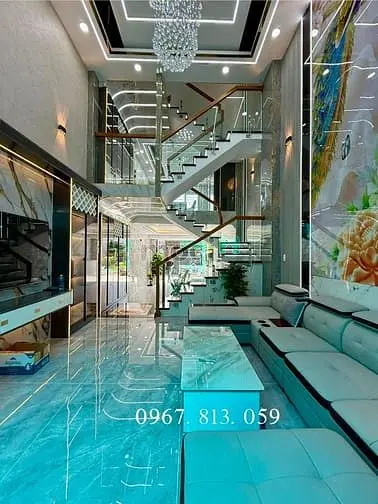 Nhà Đường Thạnh Xuân 25, Dt:4X13M, Lửng, 3Lầu, 4Pn, Sân Thượng, Q12