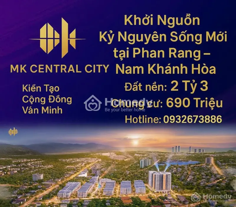 Lô Đất Mk Central City 90M2 - Giá Tốt Đầu Tư Sinh Lời 0932 67 3***