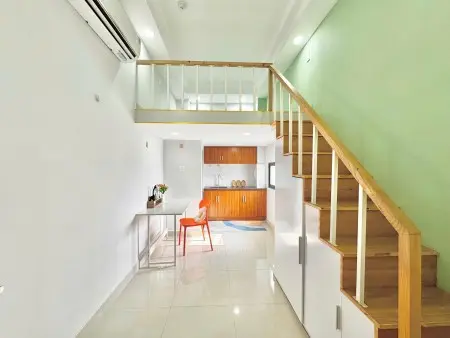 Cho Thuê Phòng Có Gác Mới - Full Nội Thất Bình Thạnh Gần Ngã Tư Hàng Xanh, Hvcb