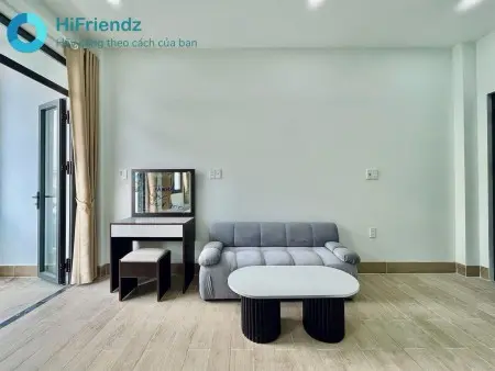 Studio Mới Xây Full Nội Thất Ban Công