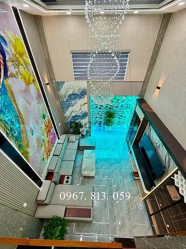 Nhà Đường Thạnh Xuân 25, Dt:4X13M, Lửng, 3Lầu, 4Pn, Sân Thượng, Q12