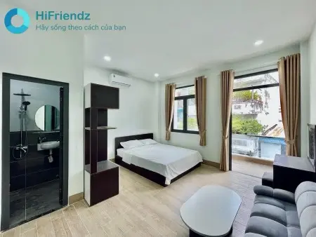 Studio Mới Xây Full Nội Thất Ban Công