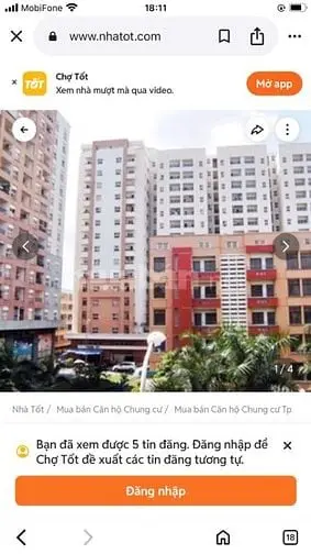 Bán Chung Cư Bàu Cát 2, Tân Bình