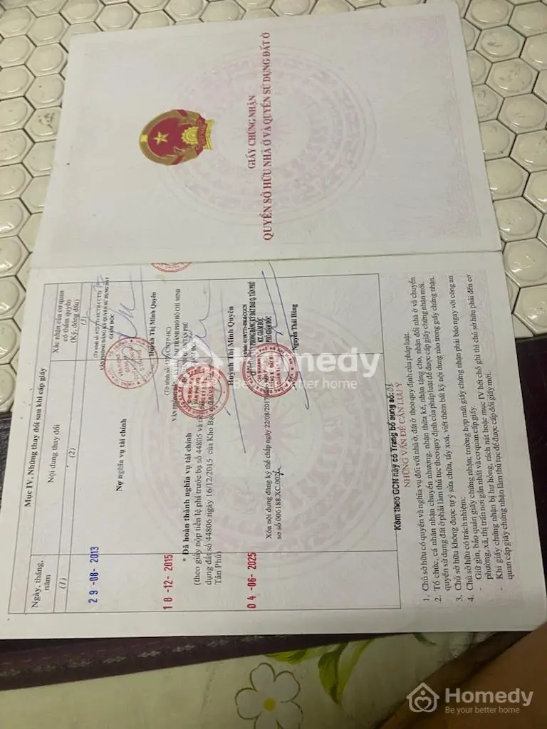 Bán Nhà 247/24 Độc Lập Tân Quý Tân Phú Tphcm